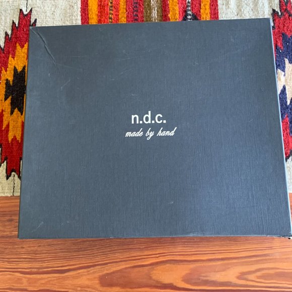 n.d.c. Made by hand Brown Leather Mens Lace up boot NWT - Picture 14 of 15